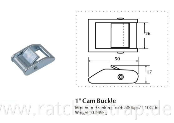 1'' cam buckle